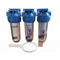 Filtro de Água Triplo Estágio PP-UDF-CTO 10x2,5 1L/s