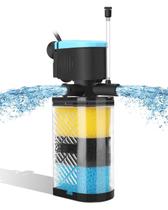 Filtro de aquário AquaMiracle de 3 estágios In-Tank 500L/H 10-40 Gal Filtro de aquário AquaMiracle de 3 estágios In-Tank 500L/H 10-40 Gal