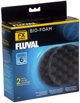 Filtro de aquário Media Fluval FX4/FX5/FX6 Bio-Foam, pacote com 2 unidades