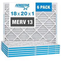 Filtro de Ar Aerostar 18x20x1 MERV 13 Plissado Kit com 6 Filtro de Ar Aerostar 18x20x1 MERV 13 Plissado Kit com 6