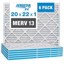 Filtro de ar Aerostar MERV 13 20x22x1 - 6 unidades Filtro de ar Aerostar MERV 13 20x22x1 - 6 unidades
