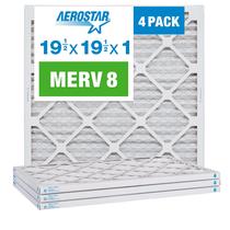 Filtro de ar Aerostar MERV 8 19,5x19,5x1 - 4 unidades Filtro de ar Aerostar MERV 8 19,5x19,5x1 - 4 unidades