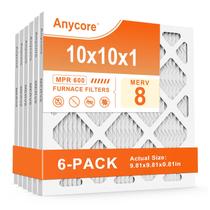 Filtro de ar Anycore 25x25x2 cm MERV 8, pacote com 6 unidades, HVAC
