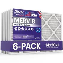 Filtro de ar BNX TruFilter 14x20x1 MERV 8 para ar condicionado Filtro de ar BNX TruFilter 14x20x1 MERV 8 para ar condicionado