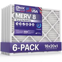 Filtro de ar BNX TruFilter 16x20x1 MERV 8 para ar condicionado Filtro de ar BNX TruFilter 16x20x1 MERV 8 para ar condicionado