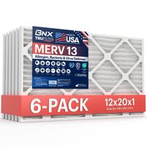 Filtro de ar BNX TruFilter 30x50x2 cm MERV 13, pacote com 6 Filtro de ar BNX TruFilter 30x50x2 cm MERV 13, pacote com 6