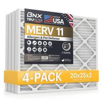 Filtro de ar BNX TruFilter 50x62x4,5cm MERV 11, pacote com 4 Filtro de ar BNX TruFilter 50x62x4,5cm MERV 11, pacote com 4