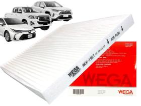 Filtro de Ar Condicionado Hilux 2.8 2016 a 2021 Corolla 2.0 2020 2021 Rav4 Hybrid WEGA Filtro de Ar Condicionado Hilux 2.8 2016 a 2021 Corolla 2.0 2020 2021 Rav4 Hybrid WEGA