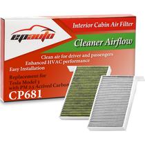 Filtro de ar de cabine EPauto CP681 com carbono ativado Tesla