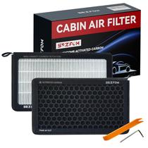 Filtro de Ar do Habitáculo Sezfom para Tesla Model 3 e Y HEPA - Kit com 2 Filtro de Ar do Habitáculo Sezfom para Tesla Model 3 e Y HEPA - Kit com 2