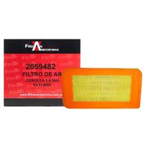 Filtro de ar do motor, corolla 1.6 1.8 16v seg xei xli, 1.8 16v vvt-i, fielder se g xei xli 2059482