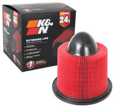 Filtro de ar do motor K&N Extended Life 24.000 milhas para Ford Filtro de ar do motor K&N Extended Life 24.000 milhas para Ford