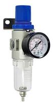Filtro De Ar Eliminador de Água Para Compressor Com Regulador De Pressão 1/4 Pol. Pro-004 Pdr