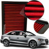 Filtro de Ar Esportivo Audi S3 2.0 Tfsi Turbo Ano 2013 a 2016 S-tronic Quattro Sedan hatch inbox potencia remap stage chip