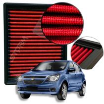 Filtro de Ar Esportivo Chevrolet Agile motor 1.4 Flex Ano 2009 a 2015 GM 16V Lavável reutilizável Potencia Economia modelo hatch Filtro de Ar Esportivo Chevrolet Agile motor 1.4 Flex Ano 2009 a 2015 GM 16V Lavável reutilizável Potencia Economia modelo hatch