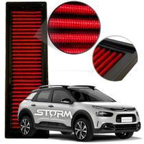 Filtro De Ar Esportivo Citroen C4 Cactus motor 1.6 16v ano 2019 A 2023 Feel Pack Live Business X-Series Shine Suv 2022 2021 2020