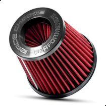 Filtro De Ar Esportivo Duplo Fluxo Conico GO Power RCI RC040 Vermelho