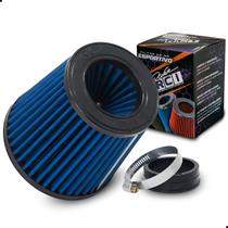 Filtro De Ar Esportivo Duplo Fluxo Turbo Reutilizável GO Power RCI RCI129 Azul