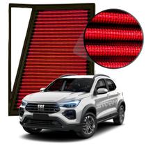Filtro De Ar Esportivo Fiat Pulse 1.3 Firely Ano 2022 A 2024 Drive Manual Automatico Novo Hatch lavável reutilizável inbox