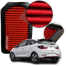Filtro de Ar Esportivo Hyundai Hb20 1.0 Turbo Ano 2020 A 2024 Platinum Plus Comfort Sport Evolution Bluelink Comfort Diamond Diamoplus Tgdi lavável Filtro de Ar Esportivo Hyundai Hb20 1.0 Turbo Ano 2020 A 2024 Platinum Plus Comfort Sport Evolution Bluelink Comfort Diamond Diamoplus Tgdi lavável