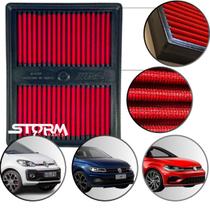 Filtro de Ar Esportivo Inbox 1.0 TSI Turbo VW UP Polo Virtus Nivus Golf T-Cross RS Filter 200 Confortline Sense Highline 170 motor versão