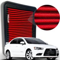 Filtro de Ar Esportivo Mitsubishi Lancer Motor 2.0 16v Ano 2014 a 2019 Potencia Lavavel Reutilizável 2015 2016 2017 2018 Filtro de Ar Esportivo Mitsubishi Lancer Motor 2.0 16v Ano 2014 a 2019 Potencia Lavavel Reutilizável 2015 2016 2017 2018