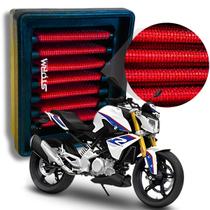 Filtro de Ar Esportivo Moto Bmw G310R Ano 2017 a 2022 G 310 R Lavável Reutilizável Potencia remap Filtro de Ar Esportivo Moto Bmw G310R Ano 2017 a 2022 G 310 R Lavável Reutilizável Potencia remap