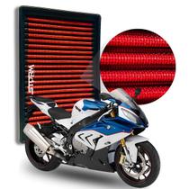 Filtro De Ar Esportivo Moto Bmw S1000 Rr K46 Ano 2010 A 2018 Lavável Reutilizável Potencia