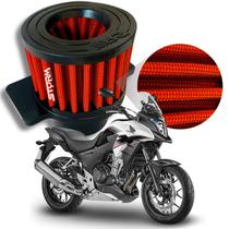 Filtro de Ar Esportivo Moto Honda CB500 X ano 2013 a 2017 CB 500 Cilindradas Lavável Reutilizável