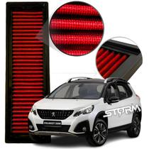 Filtro De Ar Esportivo Peugeot 2008 1.6 Suv Ano 2016 A 2022 Griffe Allure Business Crossway Pack Style Lavável 2021 2020 2019 2018 2017
