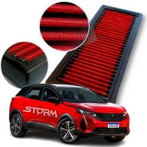 Filtro de Ar Esportivo Peugeot 3008 1.6 Thp ano 2015 a 2024 Turbo Suv Lavável Griffe Pack Allure Roland Garros Gt Pack Crossway Style Skywalker Filtro de Ar Esportivo Peugeot 3008 1.6 Thp ano 2015 a 2024 Turbo Suv Lavável Griffe Pack Allure Roland Garros Gt Pack Crossway Style Skywalker