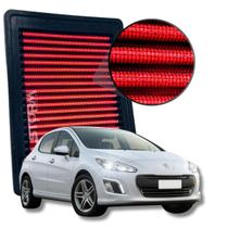 Filtro De Ar Esportivo Peugeot 308 Motor 2.0 Ano 2014 A 2016 Allure Feline Hatch 16v Flex Manual Automatico Aspirado inbox potencia lavável