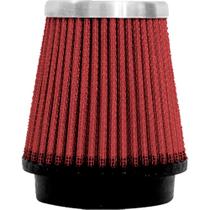 Filtro de Ar Esportivo Tecido Vermelho Cônico 52mm