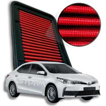 Filtro de Ar Esportivo Toyota Corolla motor 2.0 Vvt-i Ano 2011 A 2019 Xei Flex Multi-drive S Altis Xrs Dynamic Original Lavável Reutilizável