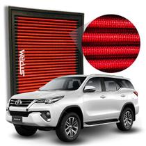 Filtro De Ar Esportivo Toyota Hilux Sw4 motor 2.8 16v ano 2016 A 2023 Lavável reutilizável Potencia Tdi Srx Sr Diamond Atomatica