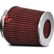 Filtro De Ar Esportivo Universal Duplo Fluxo Universal Cônico Cilíndrico KN K&N RG-1001RD Lavável Filtro De Ar Esportivo Universal Duplo Fluxo Universal Cônico Cilíndrico KN K&N RG-1001RD Lavável