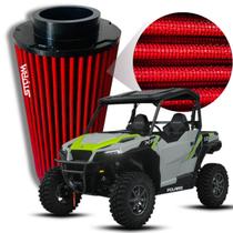 Filtro de Ar Esportivo UTV Polaris General XP 1000 ano 2020 a 2022 Potencia Lavável Reutilizável Novo