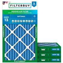 Filtro de ar Filterbuy 14x25x2 MERV 13 Electrostatic 4-Pack