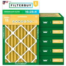 Filtro de Ar Filterbuy 15,5 x 24,5 x 3,6 cm MERV 11 Kit com 6 Filtro de Ar Filterbuy 15,5 x 24,5 x 3,6 cm MERV 11 Kit com 6
