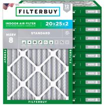 Filtro de Ar Filterbuy 49x62x4 cm MERV 8 Eletrostático Pacote com 12 Filtro de Ar Filterbuy 49x62x4 cm MERV 8 Eletrostático Pacote com 12