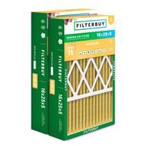 Filtro de ar Filterbuy MERV 11 16x25x5 (pacote com 2) para Honeywell Filtro de ar Filterbuy MERV 11 16x25x5 (pacote com 2) para Honeywell