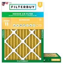 Filtro de ar Filterbuy MERV 11 28x30x2 (pacote com 2) Allergen Defense Filtro de ar Filterbuy MERV 11 28x30x2 (pacote com 2) Allergen Defense