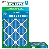 Filtro de ar Filterbuy MERV 13 10x30x1 (pacote com 2) Optimal Defense Filtro de ar Filterbuy MERV 13 10x30x1 (pacote com 2) Optimal Defense
