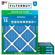 Filtro de ar Filterbuy MERV 13 20x24x1 (pacote com 4) Optimal Defense Filtro de ar Filterbuy MERV 13 20x24x1 (pacote com 4) Optimal Defense