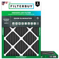 Filtro de ar Filterbuy MERV 8 Odor Eliminator 24x30x1 (pacote com 2) Filtro de ar Filterbuy MERV 8 Odor Eliminator 24x30x1 (pacote com 2)