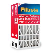 Filtro de ar Filtrete 20x25x4 MPR 1000 MERV 11 Allergen Defense Filtro de ar Filtrete 20x25x4 MPR 1000 MERV 11 Allergen Defense