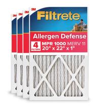 Filtro de ar Filtrete 20x2x1 MERV 1 MPR 1000, pacote com 4 Filtro de ar Filtrete 20x2x1 MERV 1 MPR 1000, pacote com 4