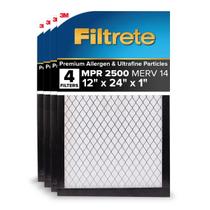 Filtro de ar Filtrete AC Furnace 12x24x1 MERV 14 2500 MPR Filtro de ar Filtrete AC Furnace 12x24x1 MERV 14 2500 MPR