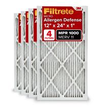 Filtro de ar Filtrete AC Furnace MERV 11 MPR 1000 12x24x1