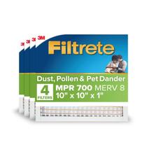 Filtro de ar Filtrete MERV 8 MPR 700 25x25x2,5 cm, pacote com 4